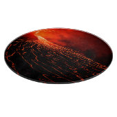 Vulkanausbruch Schneidebrett (Ecke)