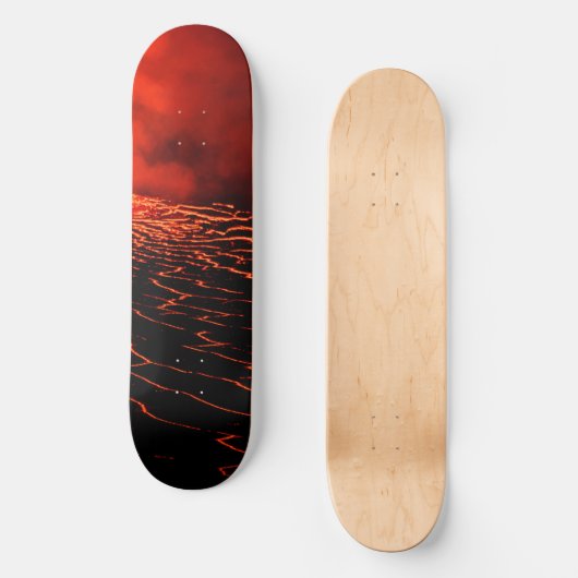 Vulkanausbruch Skateboard (Vorderseite)