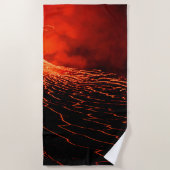 Vulkanausbruch Strandtuch (Vorderseite)