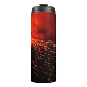 Vulkanausbruch Thermosbecher