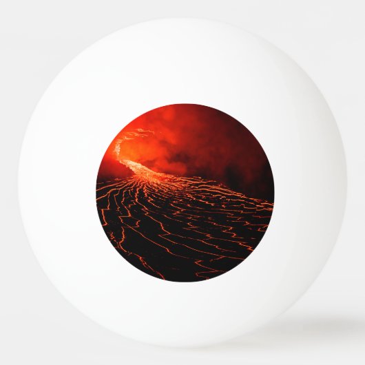 Vulkanausbruch Tischtennisball (Vorderseite)