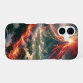 Vulkanausbrüche iPhone 16 Hülle (Rückseite (Horizontal))