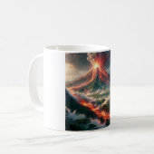 Vulkanausbrüche Kaffeetasse (Vorderseite Links)