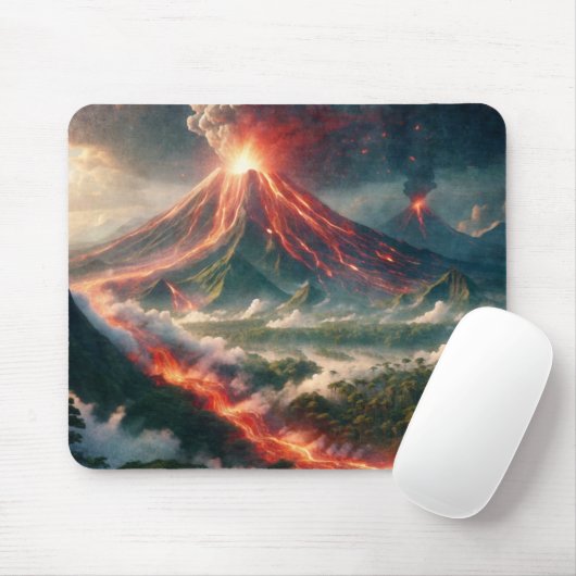 Vulkanausbrüche Mousepad (Mit Mouse)