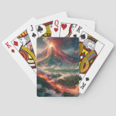 Vulkanausbrüche Spielkarten (Rückseite)