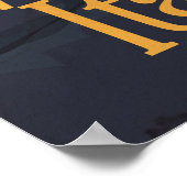Vulkanausflugplakat Monte Vesuv Poster (Ecke)