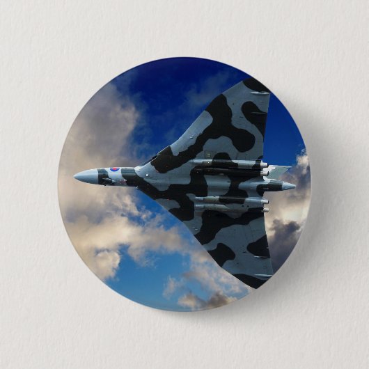 Vulkanbomber Button (Vorderseite)