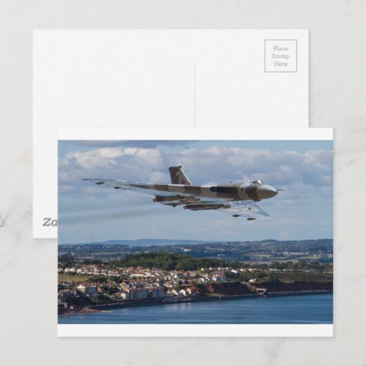 Vulkanbomber in Dawlish Postkarte (Vorne/Hinten)