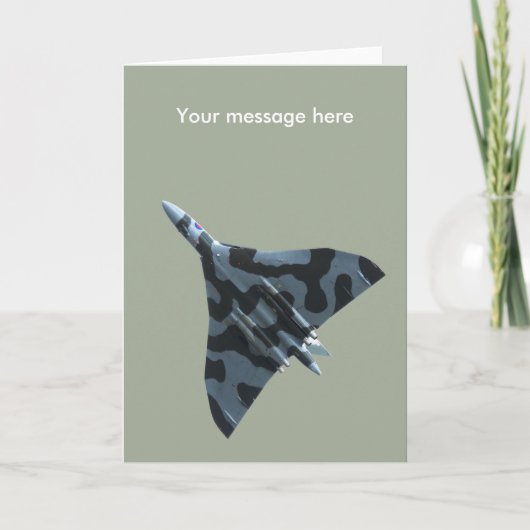 Vulkanbomber Karte (Vorderseite)