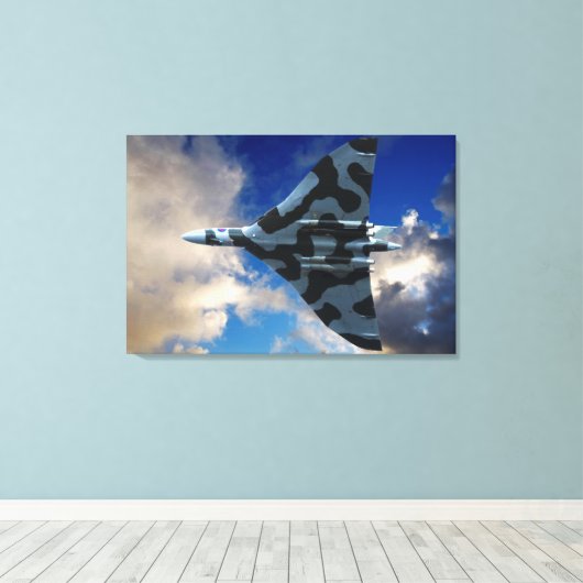 Vulkanbomber Leinwanddruck (Insitu (Holzboden))