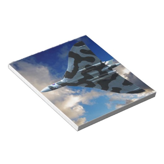 Vulkanbomber Notizblock (angewinkelt)