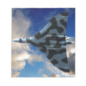 Vulkanbomber Notizblock (Vorderseite)