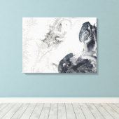 Vulkane auf der zentralen Halbinsel Kamtschatka Leinwanddruck (Insitu (Holzboden))