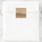 Vulkane aus Mexiko-Stadt Quadratischer Aufkleber (Tasche)