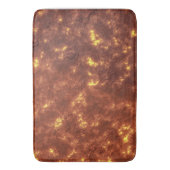 Vulkane heiße Lavaoberfläche Badematte (Vorderseite Vertikal)