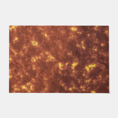 Vulkane heiße Lavaoberfläche Fußmatte (Vorderseite)