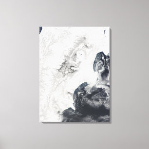 Vulkane in der zentralen Halbinsel Kamtschatka Leinwanddruck