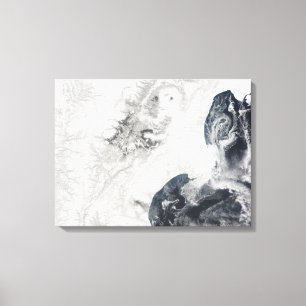 Vulkane in der zentralen Halbinsel Kamtschatka Leinwanddruck