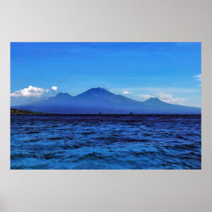 Vulkane in Ost-Java Poster