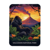 Vulkane Nationalpark Sonnenuntergang Magnet (Vertikal)