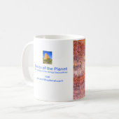 Vulkane Paint To Nature Art Schönheit Kaffeetasse (Vorderseite Links)