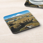 Vulkane Payachalas Getränkeuntersetzer (Linke Seite)