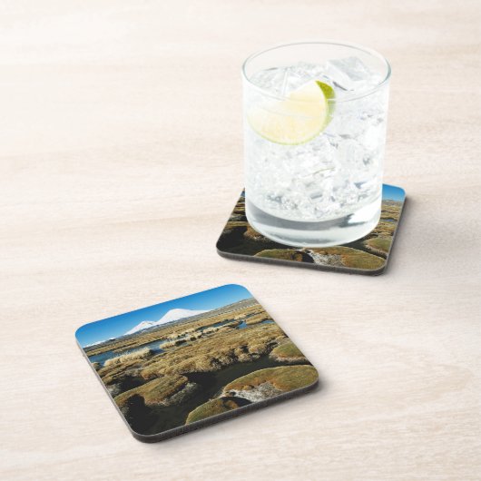 Vulkane Payachalas Getränkeuntersetzer (Rechte Seite)