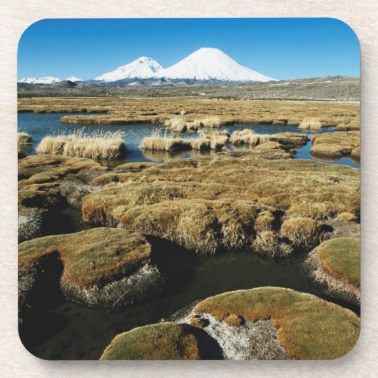 Vulkane Payachalas Getränkeuntersetzer (Vorderseite)