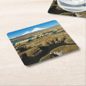 Vulkane Payachalas Rechteckiger Pappuntersetzer (angewinkelt)