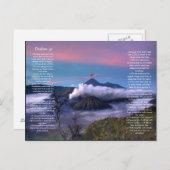 Vulkane unter den Psalmen Kapitel 91 Postkarte (Vorne/Hinten)