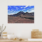Vulkane von Tongariro Poster (Küche)