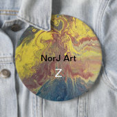 Vulkaneruption durch NorJ Kunst Button (Beispiel)