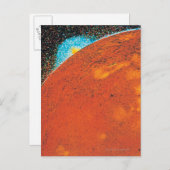 Vulkanexplosion auf Io Postkarte (Vorne/Hinten)