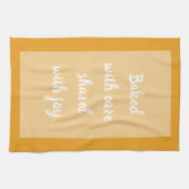 Vulkanflame - weiß geschirrtuch (Horizontal)