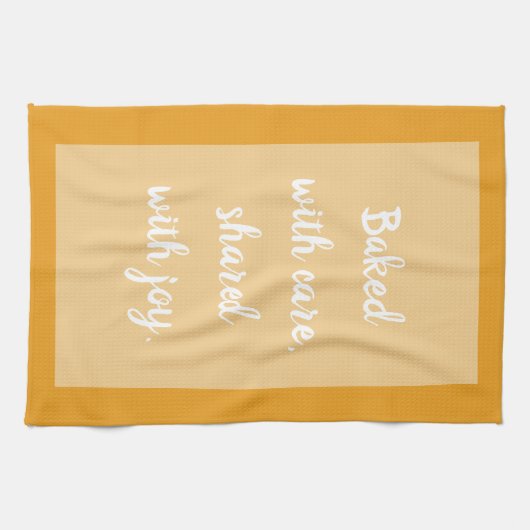 Vulkanflame - weiß geschirrtuch (Horizontal)