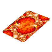 Vulkangarten - Fraktal Art Magnet (Linke Seite)