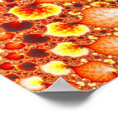 Vulkangarten - Fraktal Art Poster (Ecke)