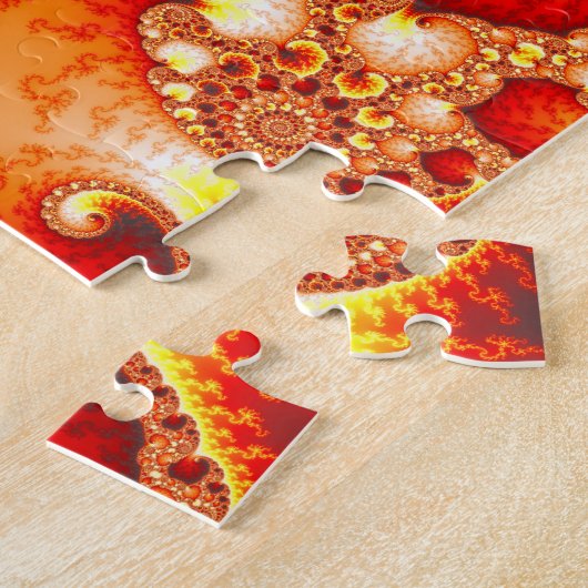 Vulkangarten - Fraktal Art Puzzle (Seite)