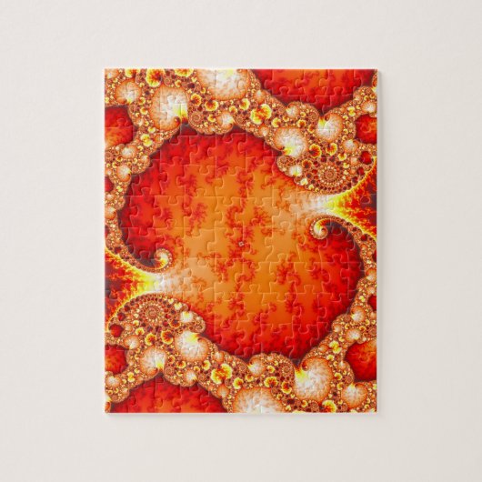 Vulkangarten - Fraktal Art Puzzle (Vertikal)