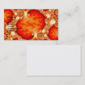 Vulkangarten - Fraktal Art Visitenkarte (Vorne/Hinten)