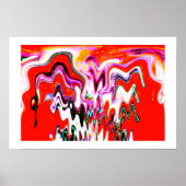 Vulkangeist Kunst Poster (Vorne)