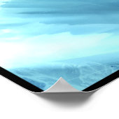 Vulkangrenze zwischen Chile und Argentinien Poster (Ecke)