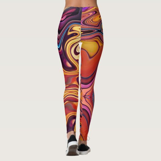 Vulkangürtel Leggings (Rückseite)