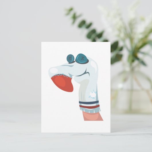 Vulkanienkopf Postkarte (Stehend Vorderseite)