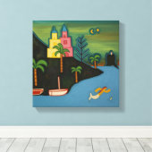 Vulkaninsel 2008 leinwanddruck (Insitu (Holzboden))