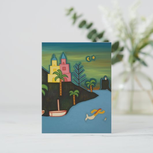 Vulkaninsel 2008 postkarte (Stehend Vorderseite)