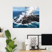 Vulkaninsel Poster (Heimbüro)