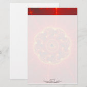 vulkanisch briefpapier (Vorne/Hinten)