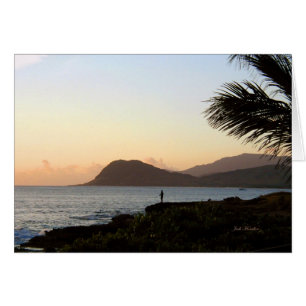 Vulkanische Dämmerung-Paradies Bucht