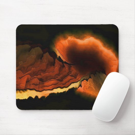 Vulkanische Eruption Mousepad (Mit Mouse)